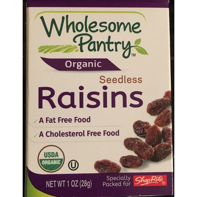Raisins, Seedless