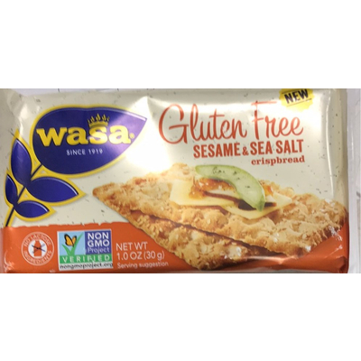 Gluten Free Crispbread, Sesame & Sea Salt