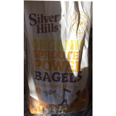 Organic Sprouted Power Bagel, Sesame Sunflower