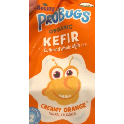 Organic Cultured Whole Milk, Creamy Orange
