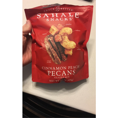 Cinnamon Peach Pecans Glazed Mix