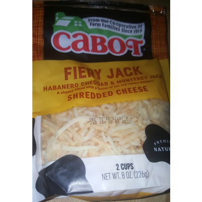 Fiery Jack Shredded Cheese