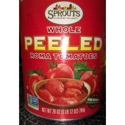 Whole Peeled Roma Tomatoes