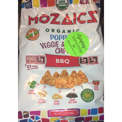 Popped Veggie & Potato Chips, BBQ