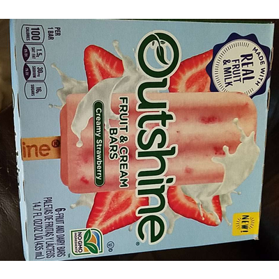 Fruit & Cream Bar, Creamy Strawberry