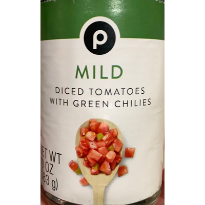 Diced Tomatoes with Green Chilies