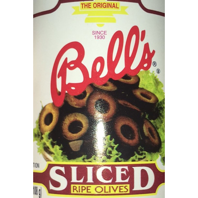 Ripe Olives, Sliced