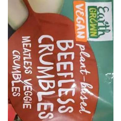 Beefless Crumbles, Plant Based Vegan