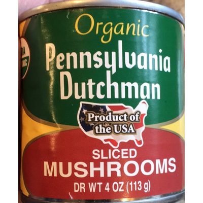 Sliced Mushrooms