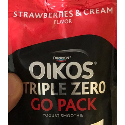 Yogurt Smoothie Triple Zero Go Pack, Strawberries & Cream