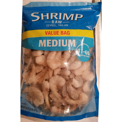 Raw Shrimp, Medium