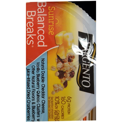 Sunrise Balanced Breaks, Quinoa Clusters, Berries & Cheddar Cheese