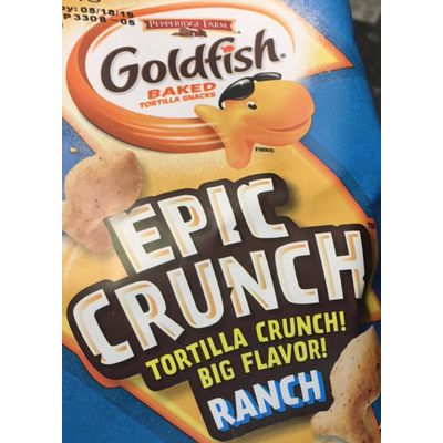 Baked Tortilla Snacks, Ranch