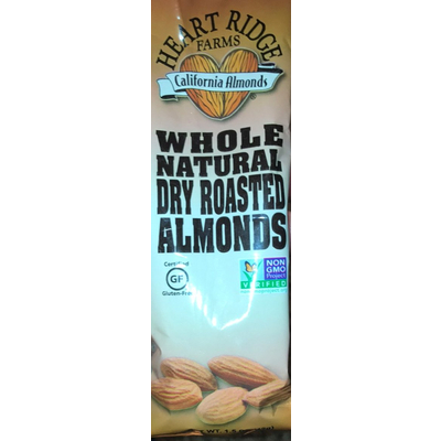 Whole Natural Dry Roasted Almonds