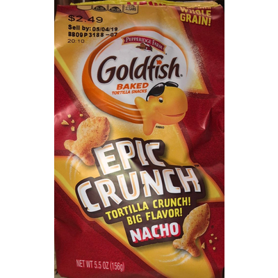 Goldfish Tortilla Snacks, Epic Crunch Nacho