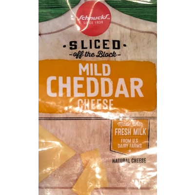 Mild Cheddar Cheese, Sliced