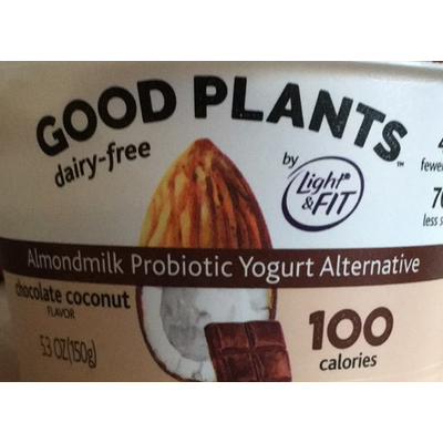 Almondmilk Probiotic Yogurt Alternative, Chocolate Coconut Flavor