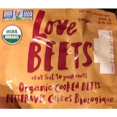 Organic Cooked Beets