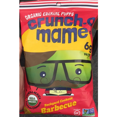 Crunch-o-Mame, Organic Edamame Puffs, Backyard Cookout Barbecue