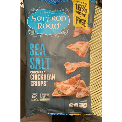Chickpea Chickbean Crisps, Sea Salt