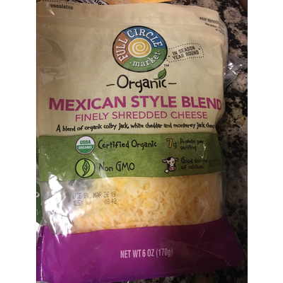 Mexican Style Bled Shredded Cheese