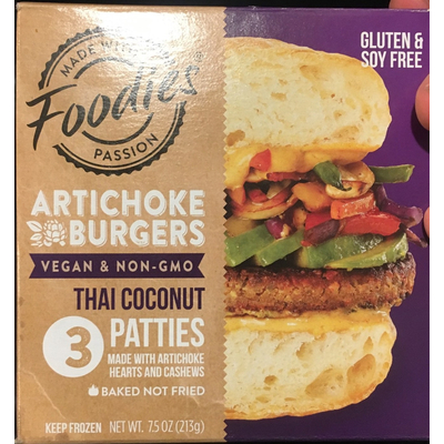 Artichoke Burger, Thai Coconut Patties