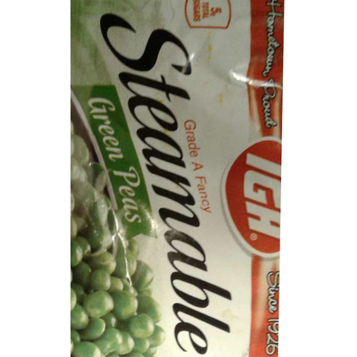 Green Peas, Steamable