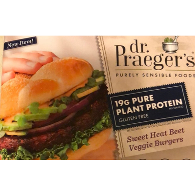 Pure Plant Protein, Sweet Heat Beet Veggie Burgers