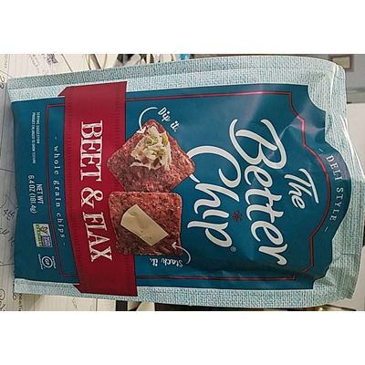 Whole Grain Chips, Beet & Flax