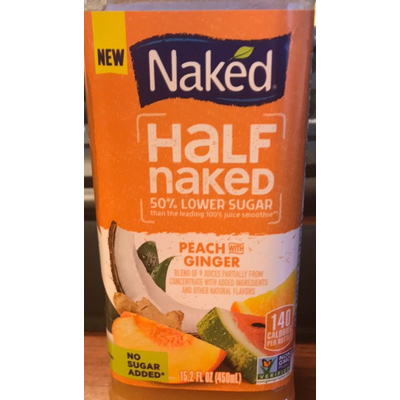 Half Naked Juice, Peach with Ginger
