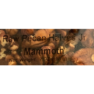 Raw Pecan Halves Jr