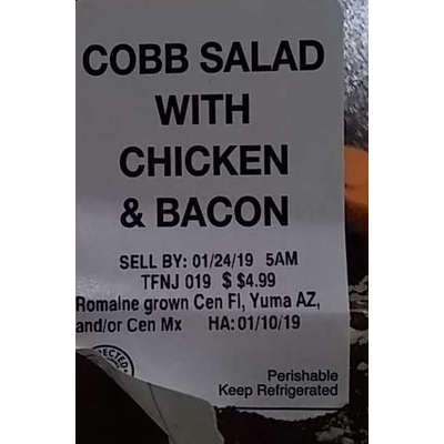 Cobb Salad with Chicken & Bacon