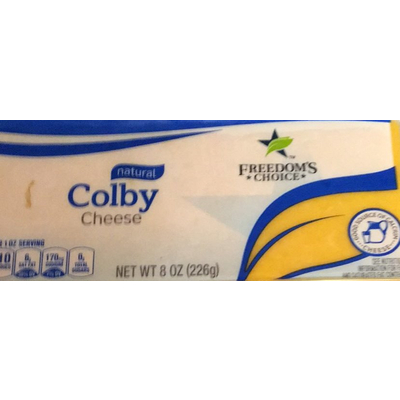 Colby Cheese, Natural
