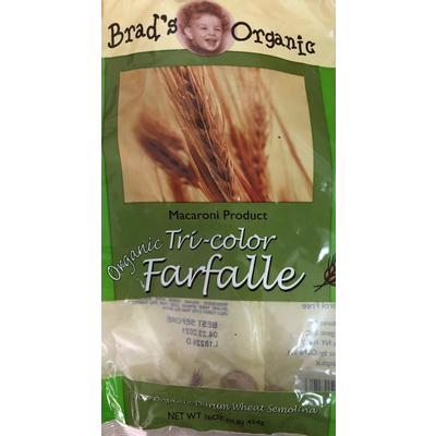 Tri-Color Farfalle, Organic