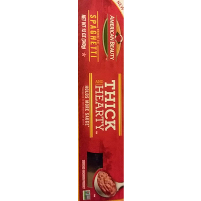 Bronze Cut Spaghetti, Thick and Hearty
