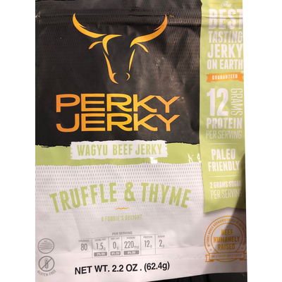 Wagyu Beef Jerky, Truffle & Thyme