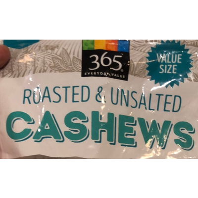 Cashews, Roasted & Unsalted