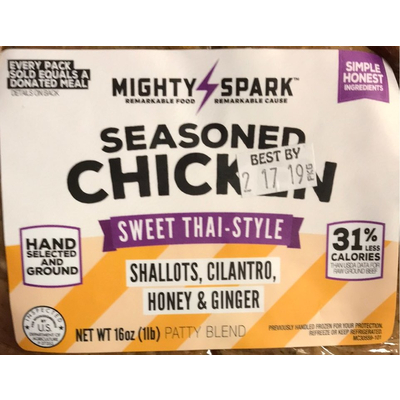 Seasoned Chicken, Sweet Thai-Style