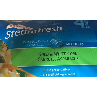 Mixtures, Gold & White Corn, Carrots, Asparagus