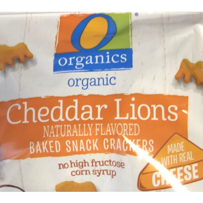Cheddar Lions Baked Snack Crackers