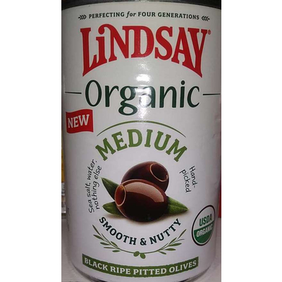 Organic Black Ripe Pitted Olives