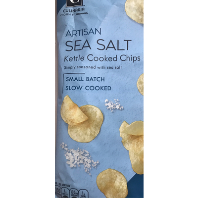Kettle Cooked Chips, Artisan Sea Salt