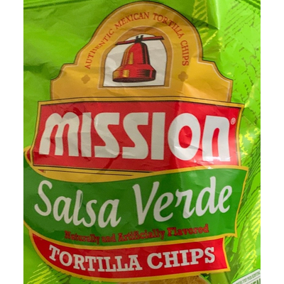 Tortilla Chips, Salsa Verde