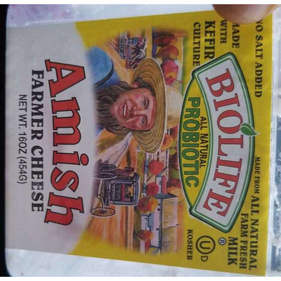Carbs in Biolife Amish Farmer Cheese | Carb Manager