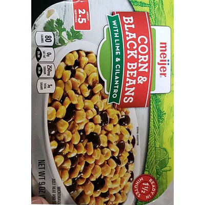 Corn & Black Beans, with Lime & Cilantro
