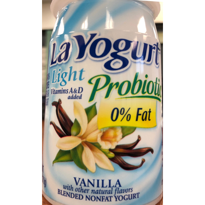 Blended Nonfat Yogurt, Vanilla