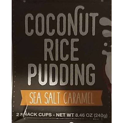 Coconut Rice Pudding, Sea Salt Caramel