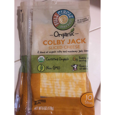 Sliced Cheese, Colby Jack