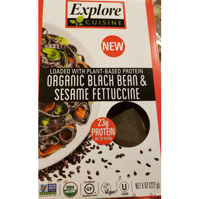 Organic Black Bean & Sesame Fettuccine