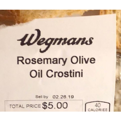 Rosemary Olive Oil Crostini